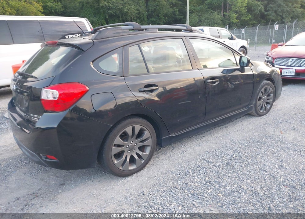 2013 SUBARU IMPREZA 2.0I SPORT LIMITED VIN: JF1GPAU66D2802888