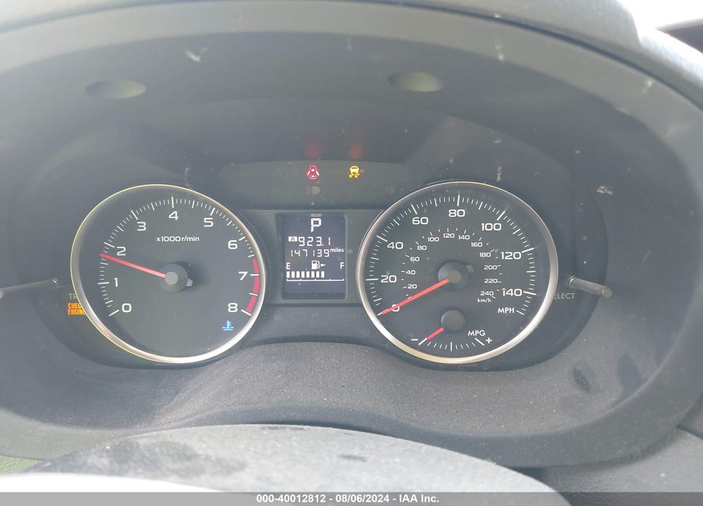 2014 SUBARU XV CROSSTREK 2.0I LIMITED VIN: JF2GPAGC5E8307674
