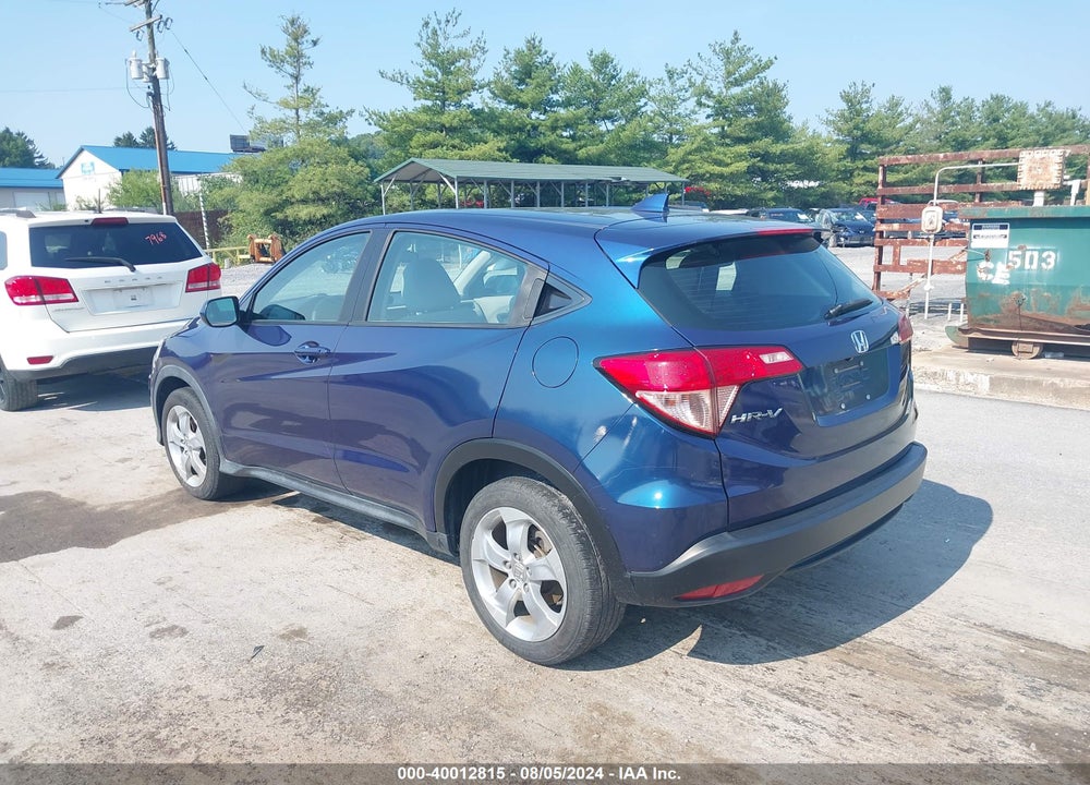 2016 HONDA HR-V LX VIN: 3CZRU6H3XGM752044