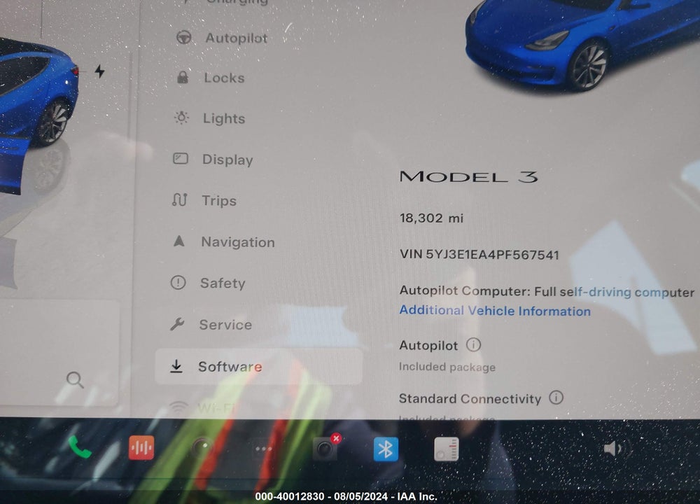 2023 TESLA MODEL 3 REAR-WHEEL DRIVE VIN: 5YJ3E1EA4PF567541