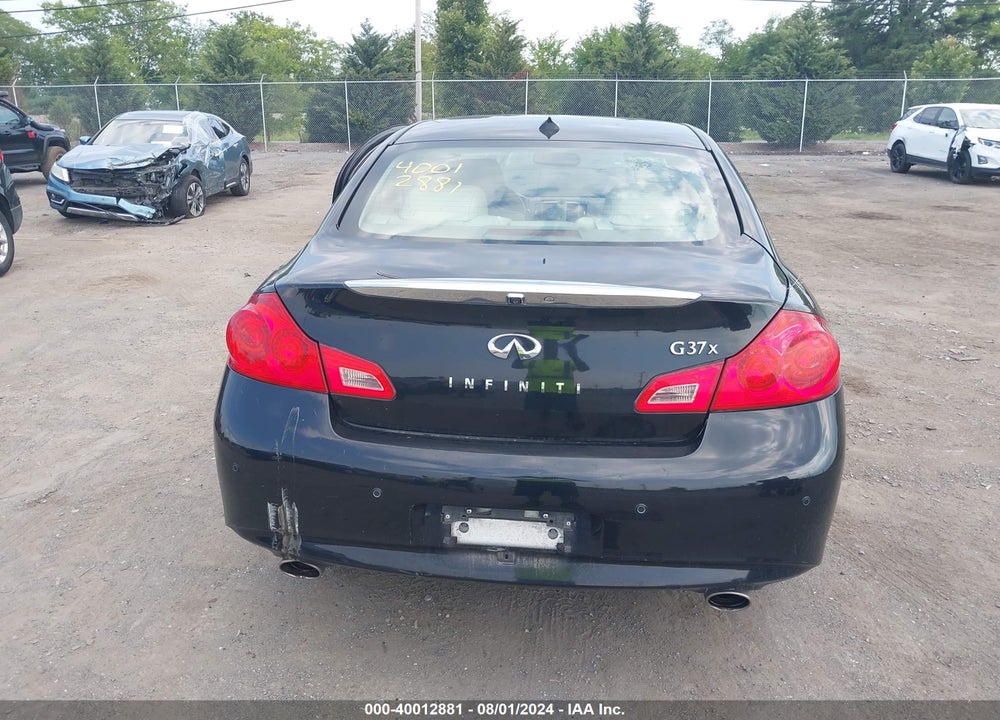 2011 INFINITI G37X VIN: JN1CV6AR0BM410732