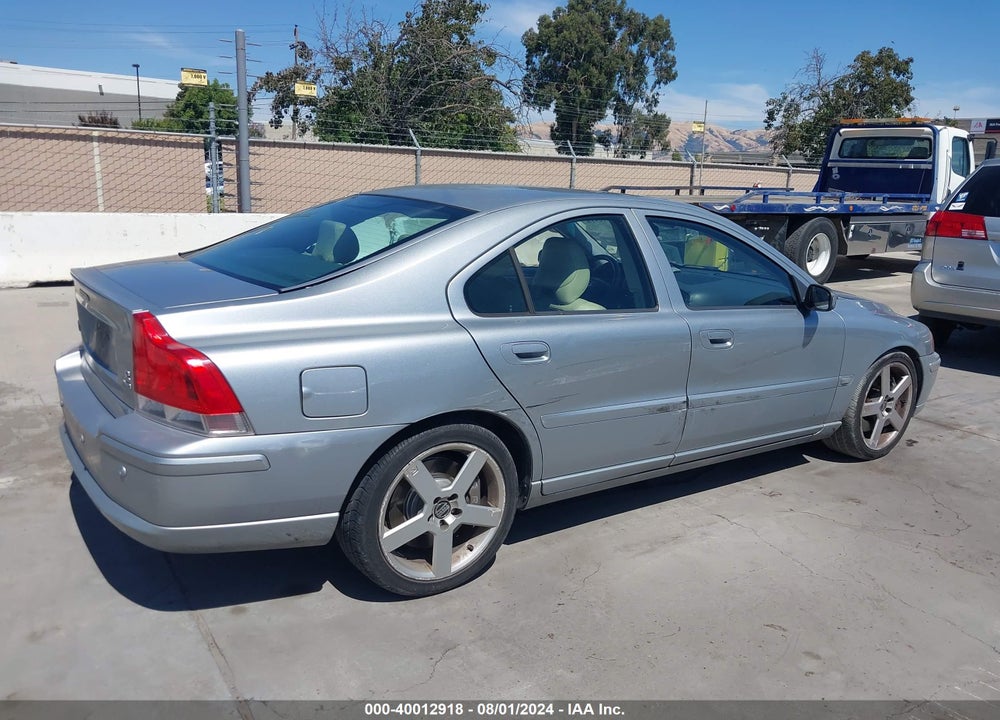 2006 VOLVO S60 R VIN: YV1RH527462526839