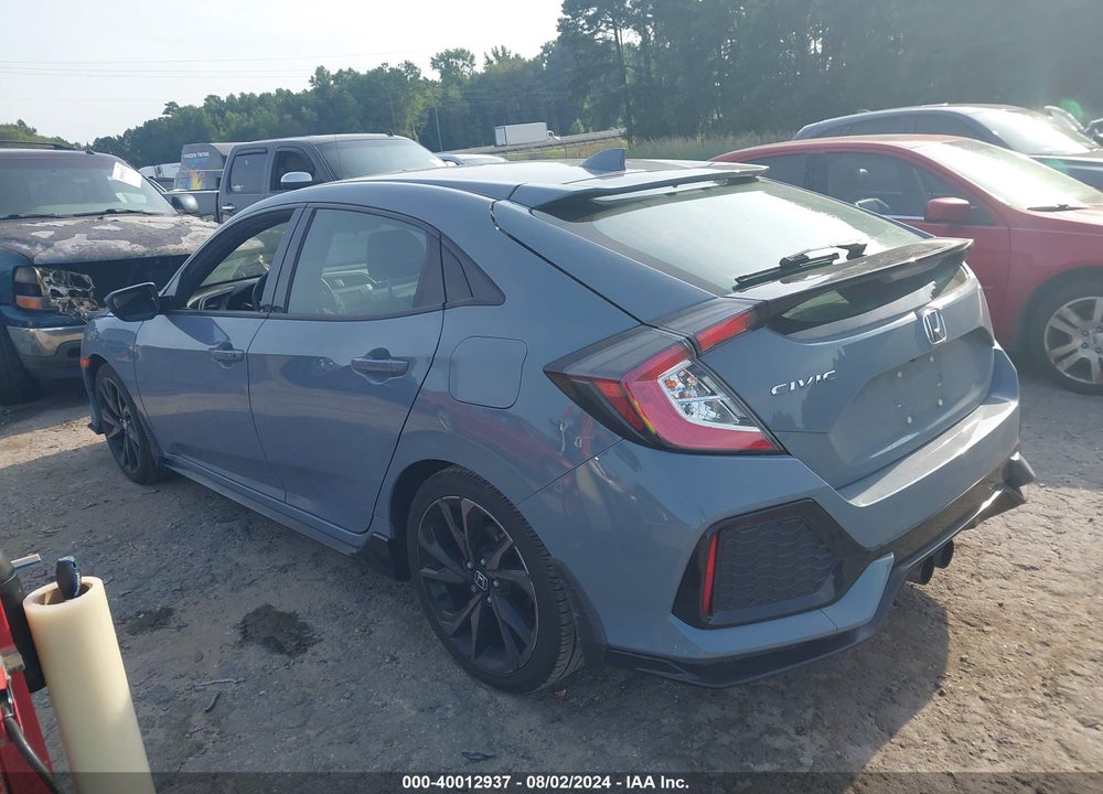 2019 HONDA CIVIC SPORT VIN: SHHFK7G48KU228417