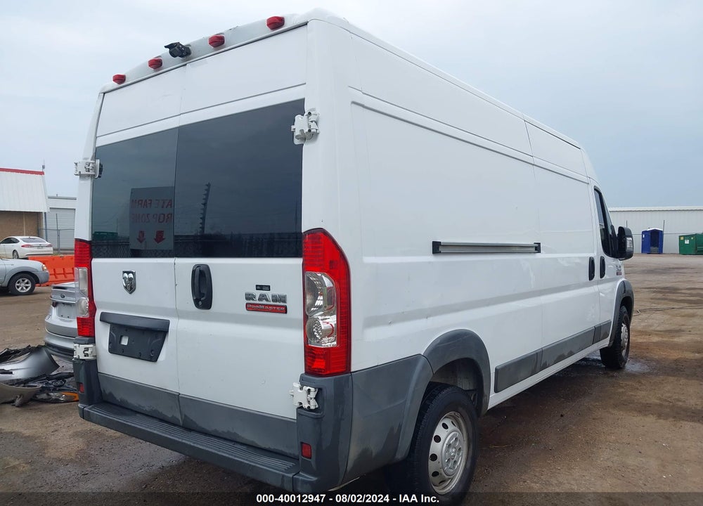 2017 RAM PROMASTER 2500 HIGH ROOF 159 WB VIN: 3C6TRVDG3HE548415