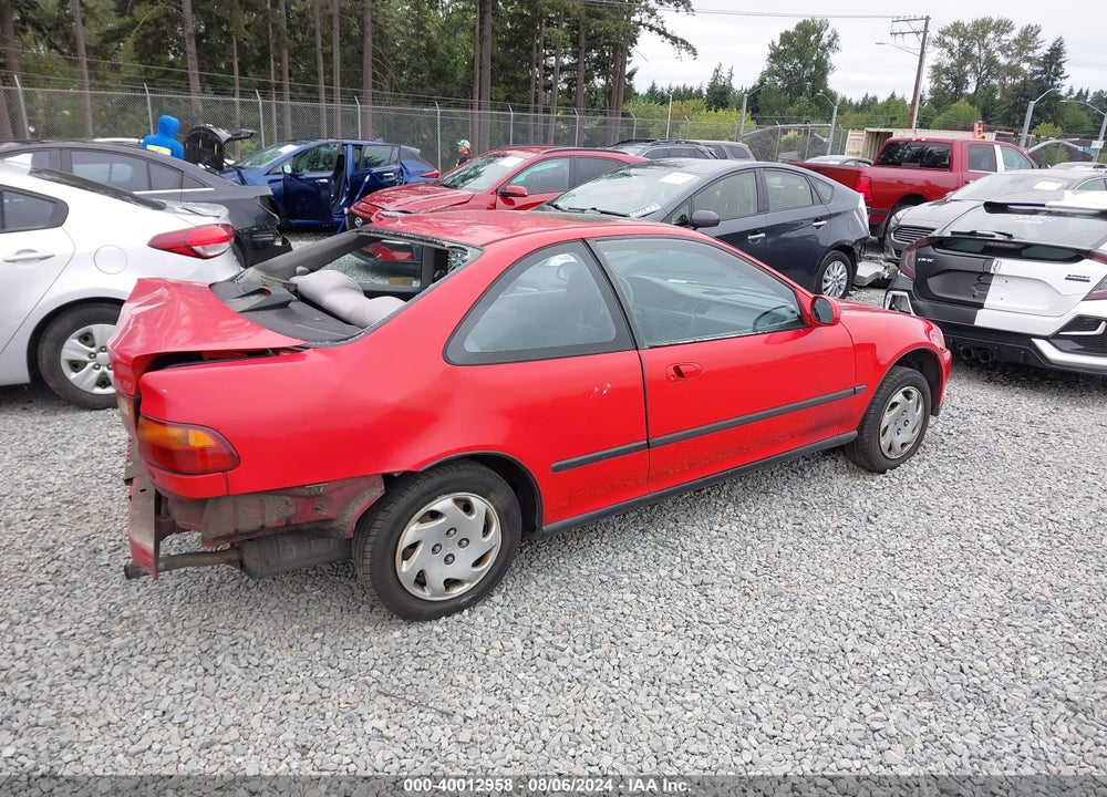 1994 HONDA CIVIC EX VIN: 2HGEJ1234RH536346