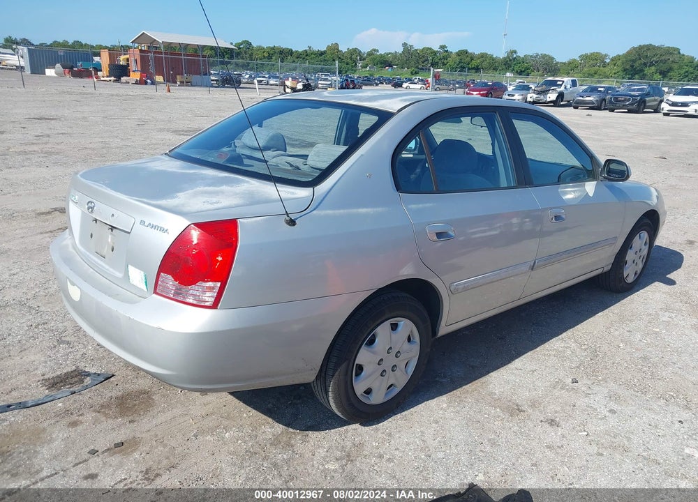 2004 HYUNDAI ELANTRA GLS/GT VIN: KMHDN46D94U823184