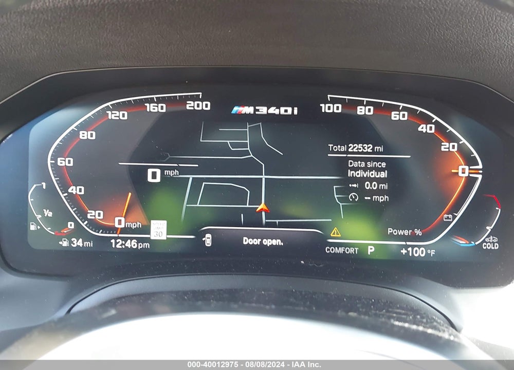 2022 BMW 3 SERIES M340I XDRIVE VIN: 3MW5U9J06N8C48258
