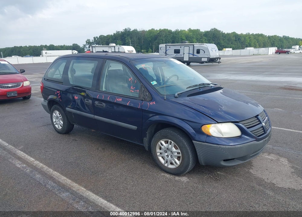 2005 DODGE CARAVAN VIN: 1D4GP25B95B325597