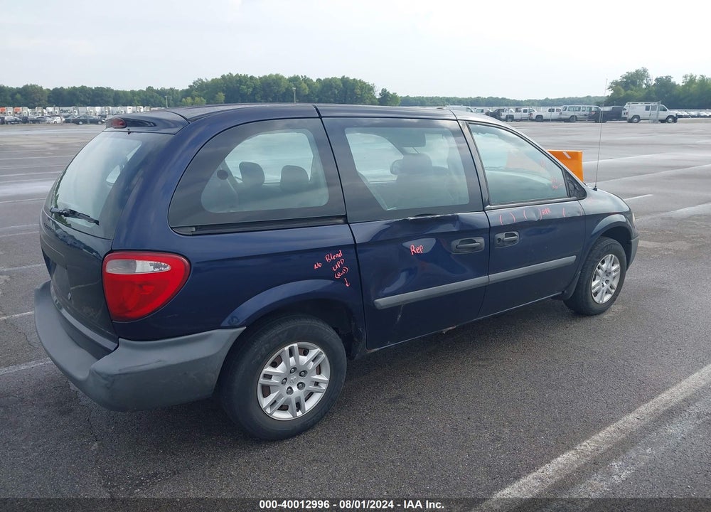2005 DODGE CARAVAN VIN: 1D4GP25B95B325597
