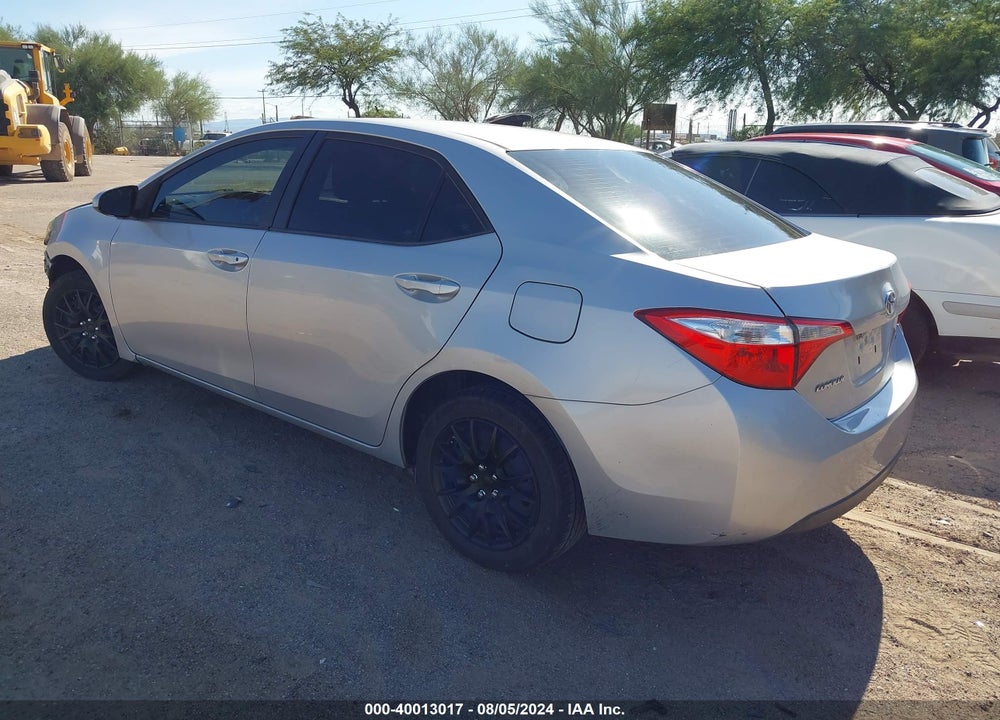 2015 TOYOTA COROLLA LE VIN: 5YFBURHE1FP257572