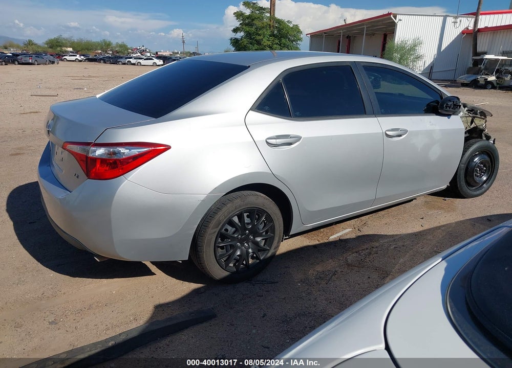 2015 TOYOTA COROLLA LE VIN: 5YFBURHE1FP257572