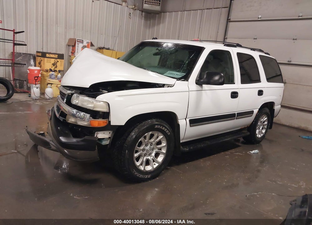 2005 CHEVROLET TAHOE LS VIN: 1GNEK13Z85R167488