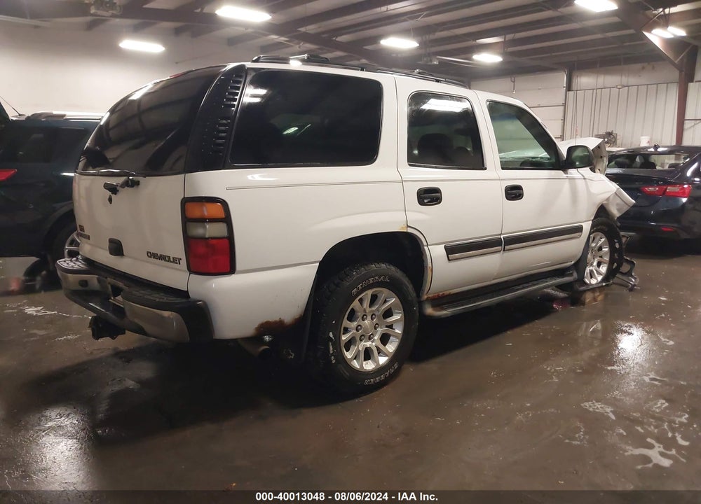 2005 CHEVROLET TAHOE LS VIN: 1GNEK13Z85R167488