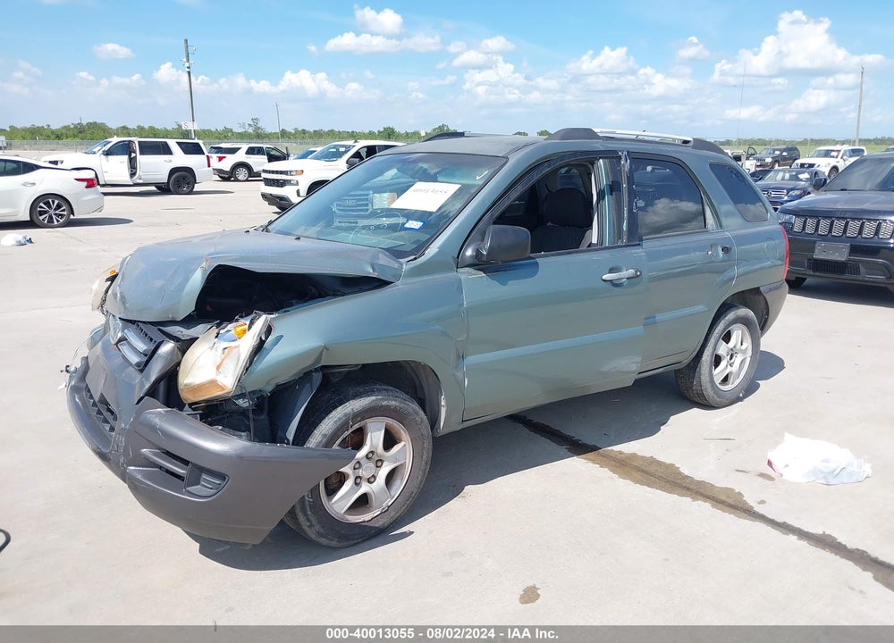 2007 KIA SPORTAGE LX VIN: KNDJF724677311848