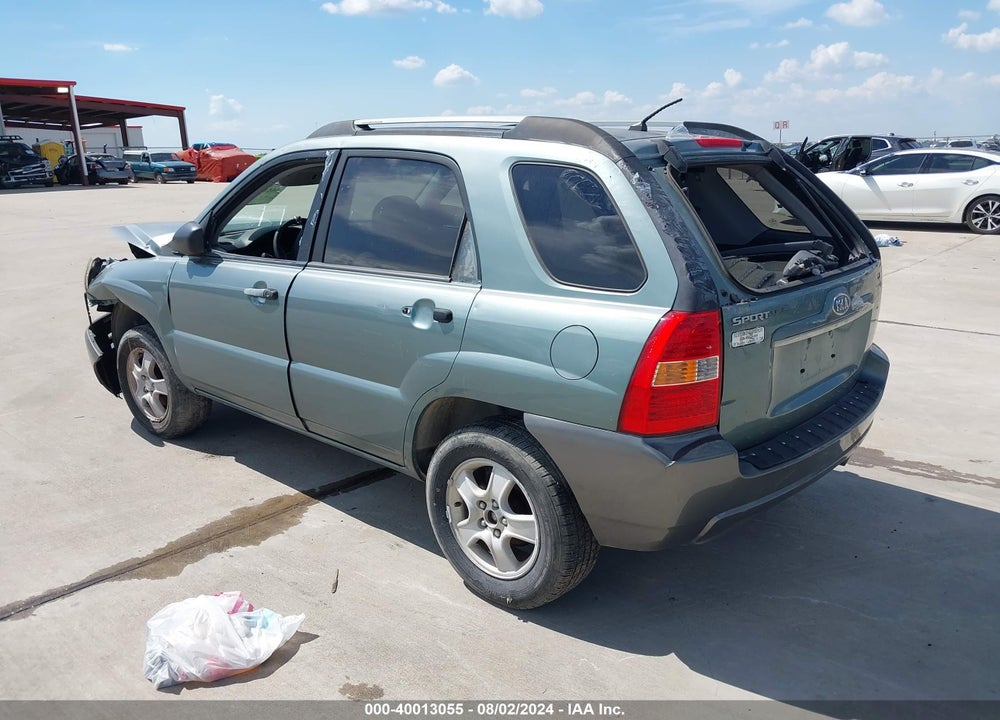 2007 KIA SPORTAGE LX VIN: KNDJF724677311848