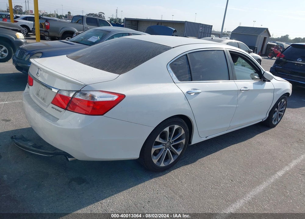 2014 HONDA ACCORD SPORT VIN: 1HGCR2F57EA185992