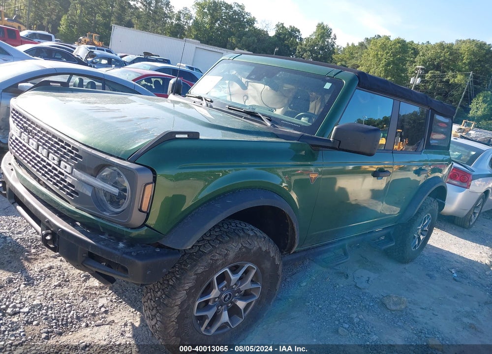 2022 FORD BRONCO BADLANDS VIN: 1FMEE5DH9NLB62232