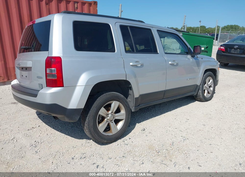 2013 JEEP PATRIOT LATITUDE VIN: 1C4NJRFBXDD145786