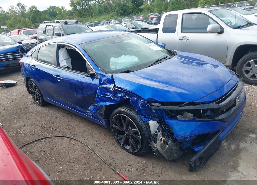 2019 HONDA CIVIC SPORT VIN: 2HGFC2F87KH511764