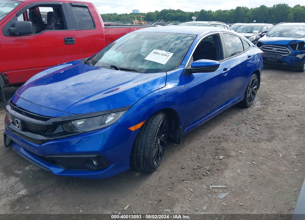 2019 HONDA CIVIC SPORT VIN: 2HGFC2F87KH511764