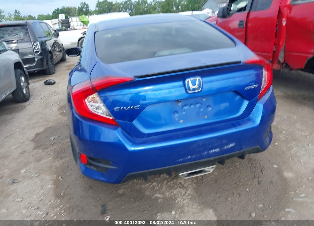 2019 HONDA CIVIC SPORT VIN: 2HGFC2F87KH511764
