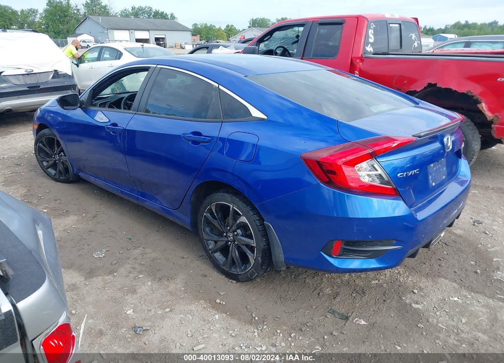 2019 HONDA CIVIC SPORT VIN: 2HGFC2F87KH511764