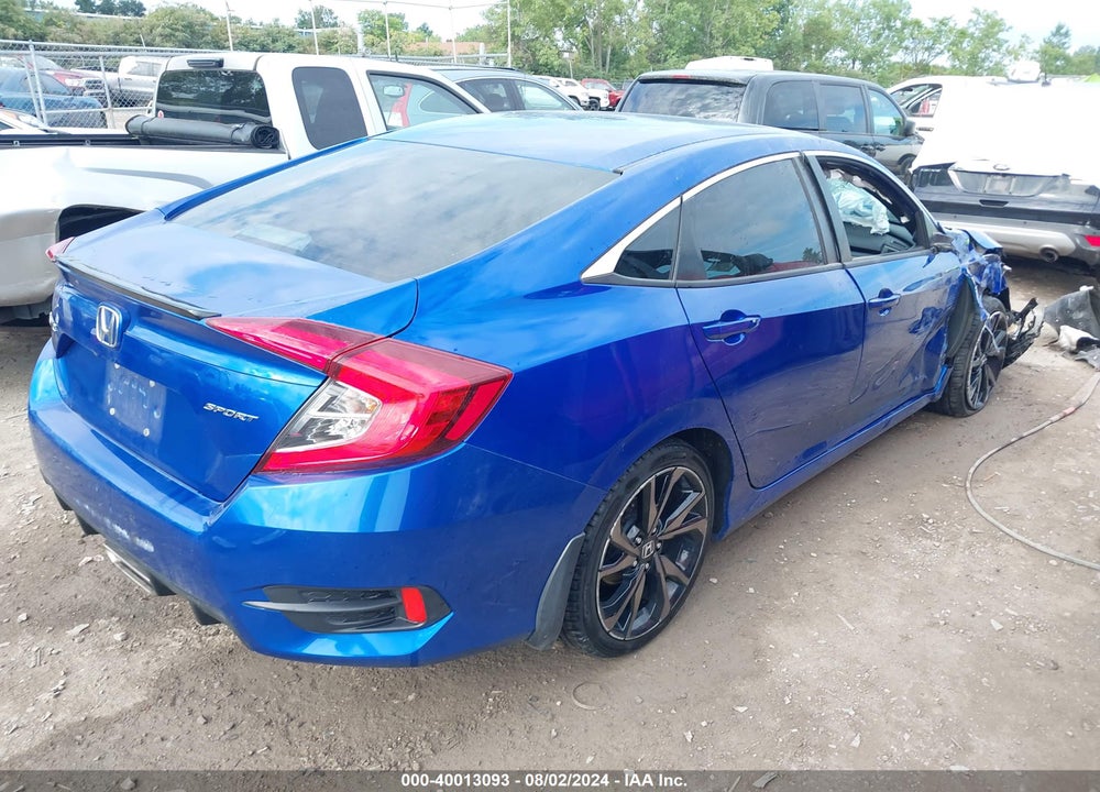 2019 HONDA CIVIC SPORT VIN: 2HGFC2F87KH511764