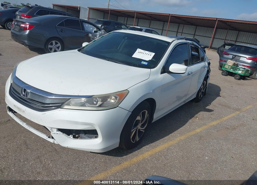 2016 HONDA ACCORD LX VIN: 1HGCR2F40GA008579