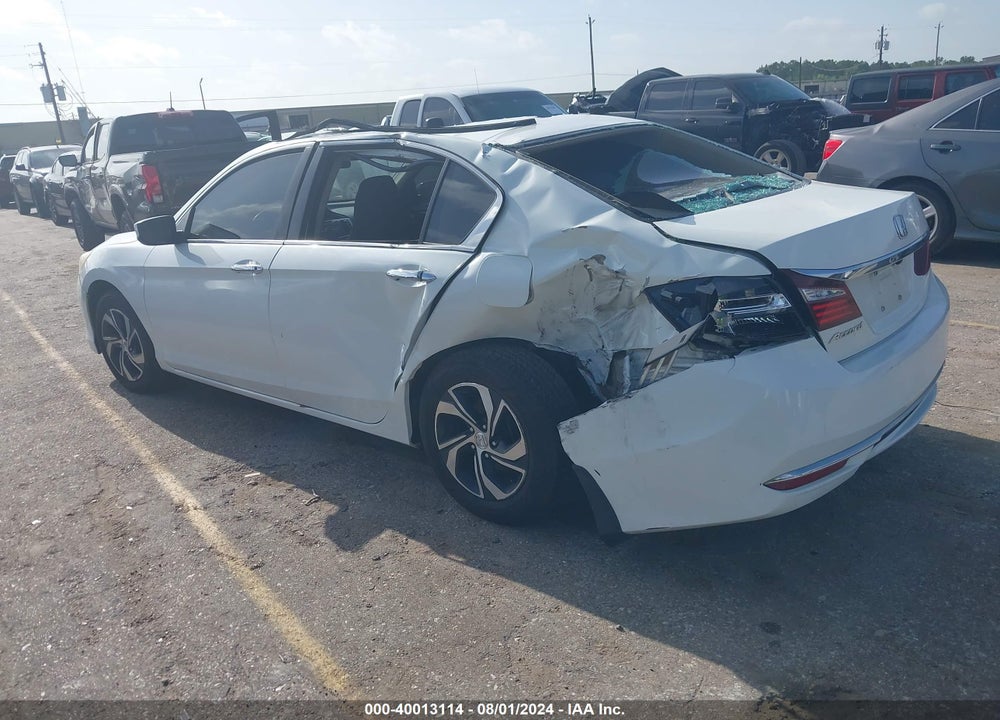 2016 HONDA ACCORD LX VIN: 1HGCR2F40GA008579
