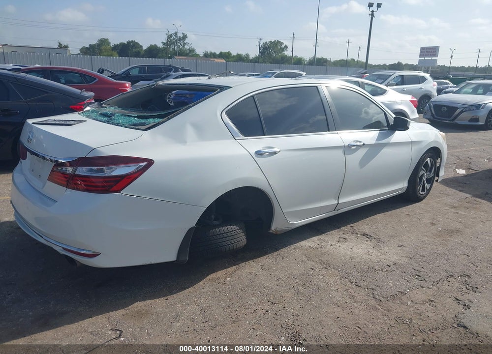 2016 HONDA ACCORD LX VIN: 1HGCR2F40GA008579