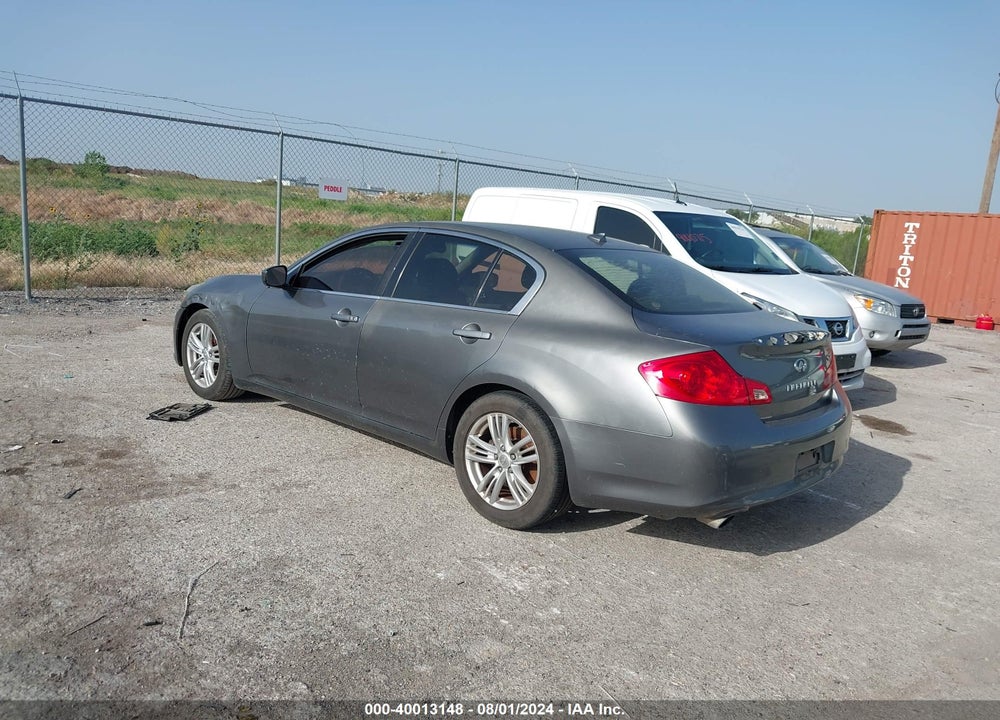 2011 INFINITI G37 JOURNEY VIN: JN1CV6AP9BM506518