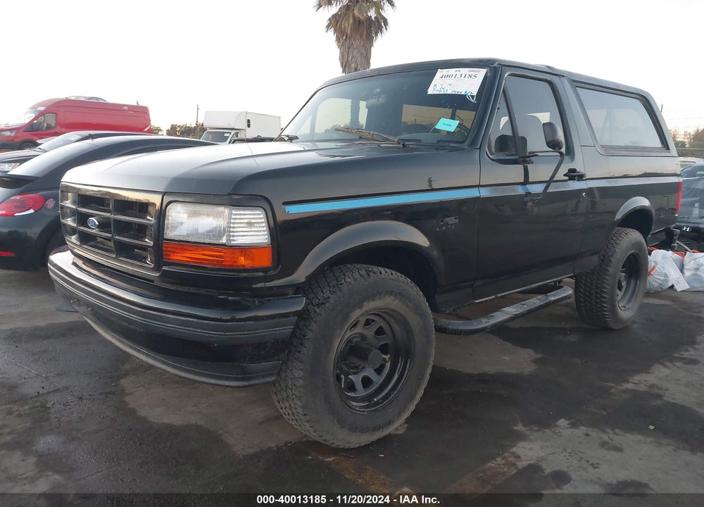 1992 FORD BRONCO U100 VIN: 1FMEU15H6NLA76158