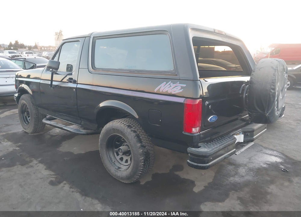 1992 FORD BRONCO U100 VIN: 1FMEU15H6NLA76158