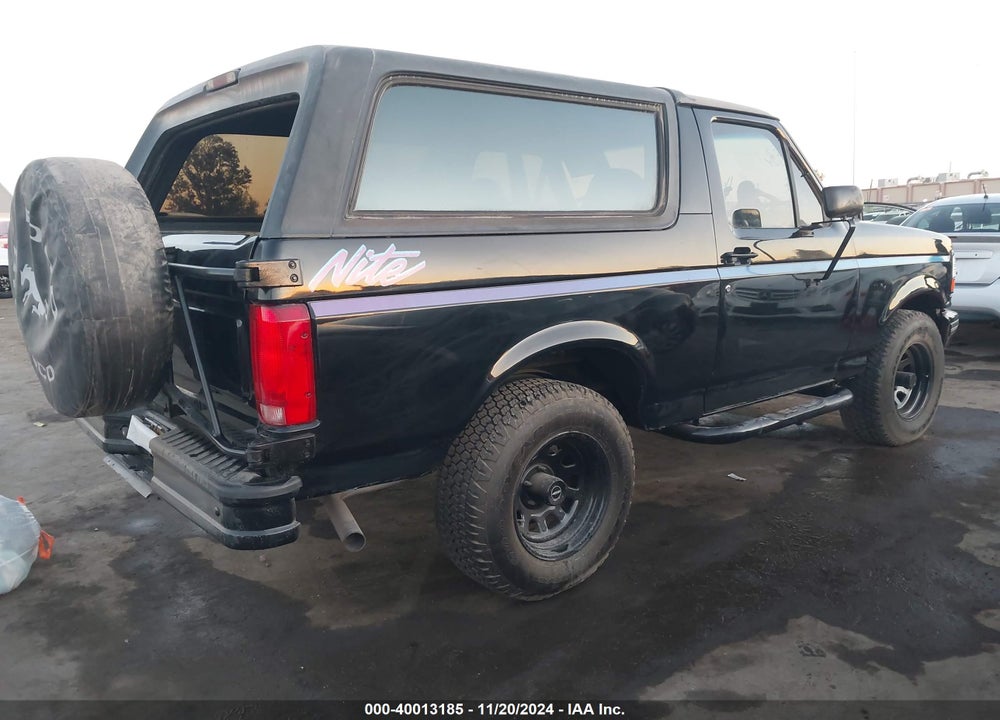 1992 FORD BRONCO U100 VIN: 1FMEU15H6NLA76158