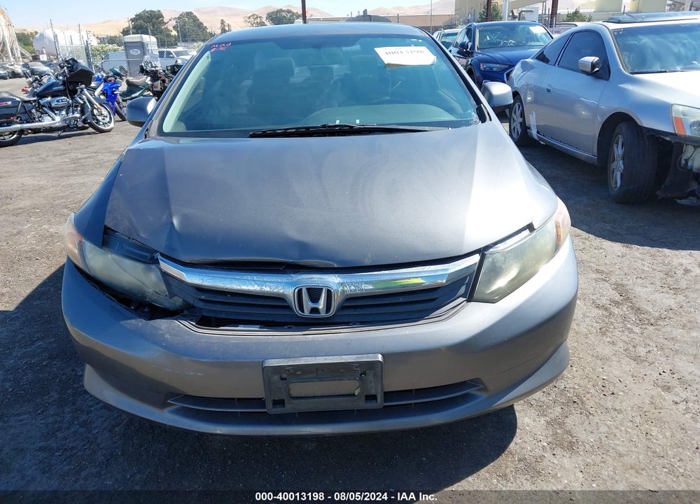 2012 HONDA CIVIC LX VIN: 2HGFB2F58CH573426