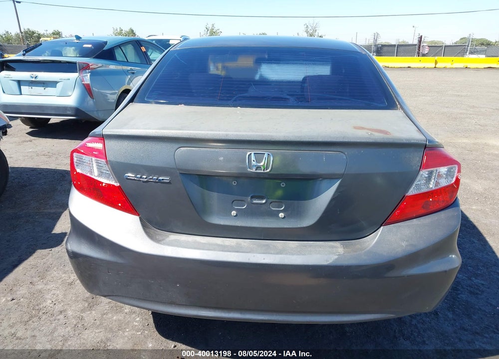 2012 HONDA CIVIC LX VIN: 2HGFB2F58CH573426