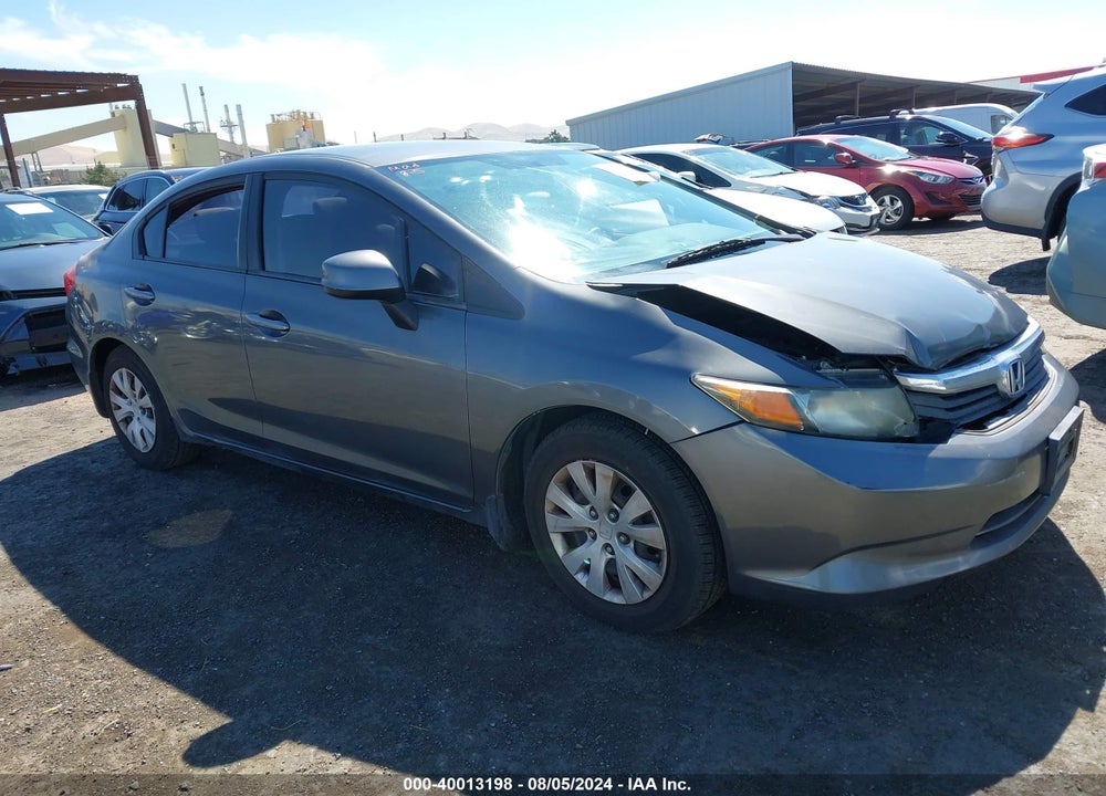 2012 HONDA CIVIC LX VIN: 2HGFB2F58CH573426