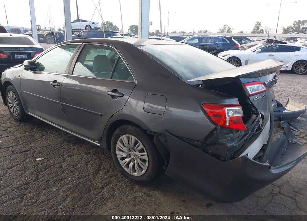 2012 TOYOTA CAMRY HYBRID LE VIN: 4T1BD1FK4CU039758