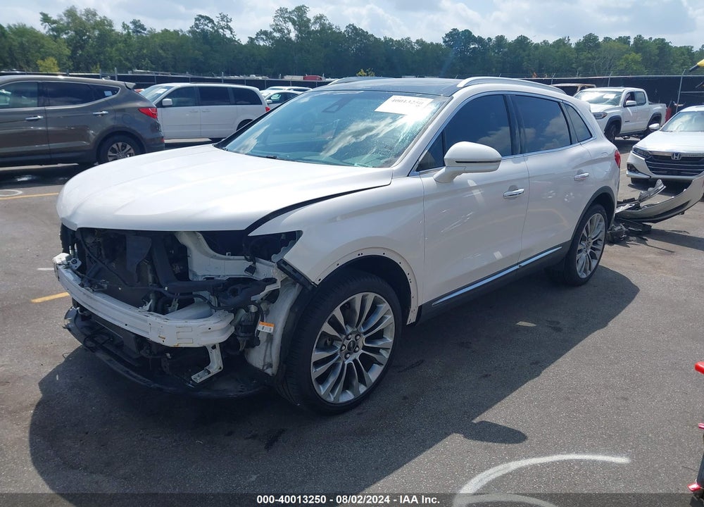 2016 LINCOLN MKX RESERVE VIN: 2LMPJ8LR4GBL89576