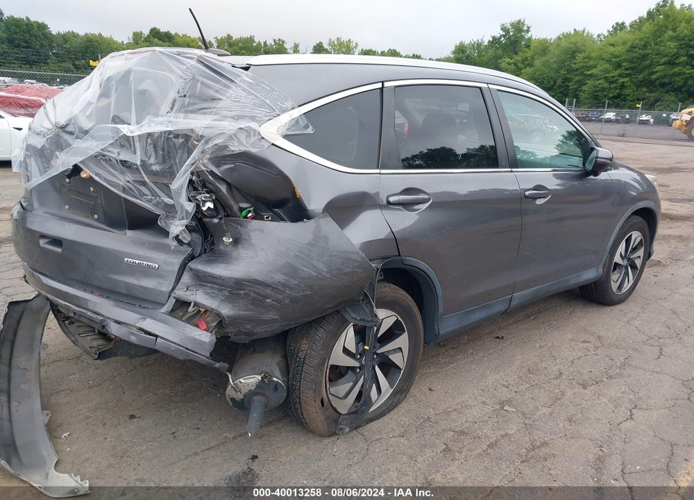 2016 HONDA CR-V TOURING VIN: 5J6RM4H90GL033654