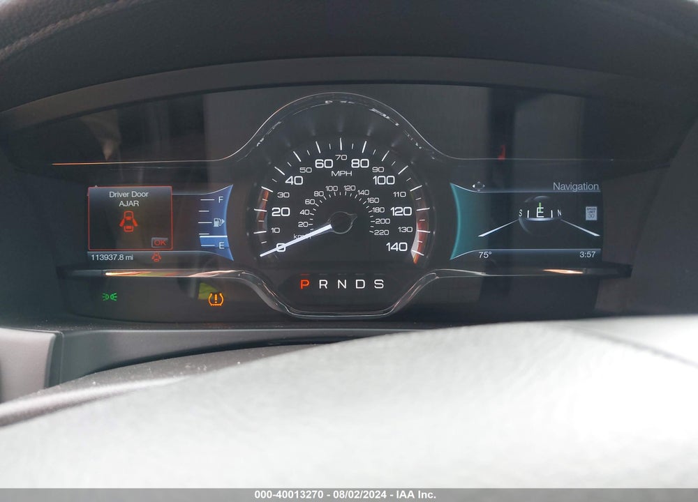 2014 LINCOLN MKS ECOBOOST VIN: 1LNHL9FT5EG612396