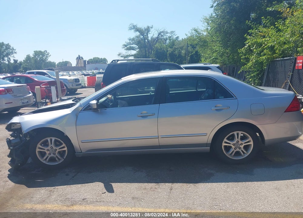 2007 HONDA ACCORD 2.4 EX VIN: 1HGCM56847A078802