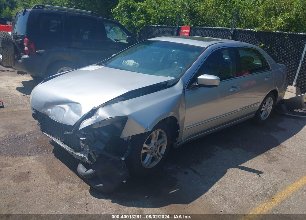 2007 HONDA ACCORD 2.4 EX VIN: 1HGCM56847A078802