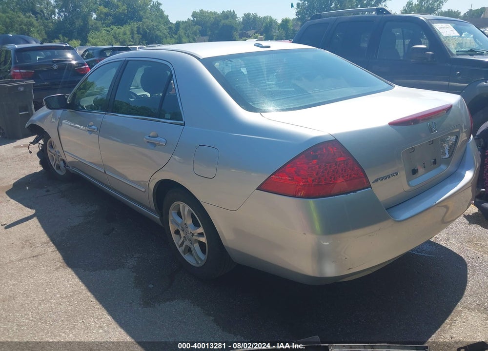 2007 HONDA ACCORD 2.4 EX VIN: 1HGCM56847A078802