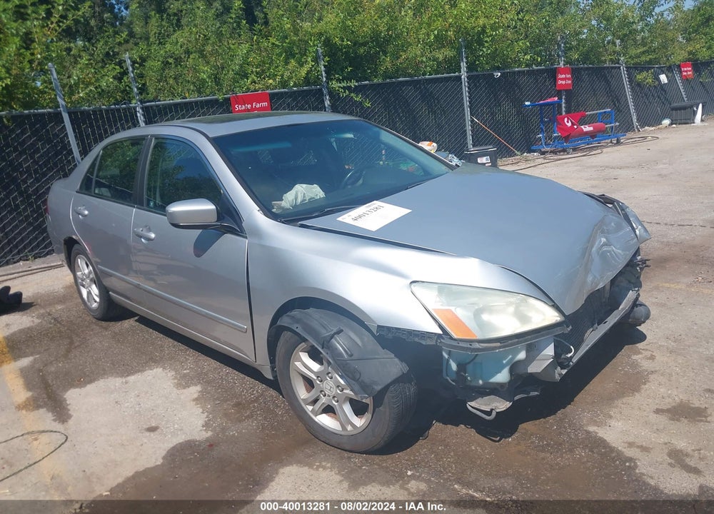 2007 HONDA ACCORD 2.4 EX VIN: 1HGCM56847A078802