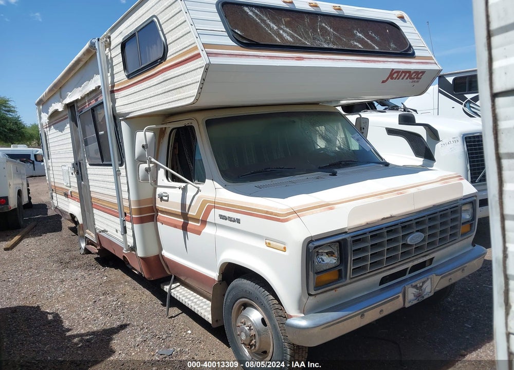 1984 FORD ECONOLINE E350 CUTAWAY VAN VIN: 1FDKE30L2DHB80817