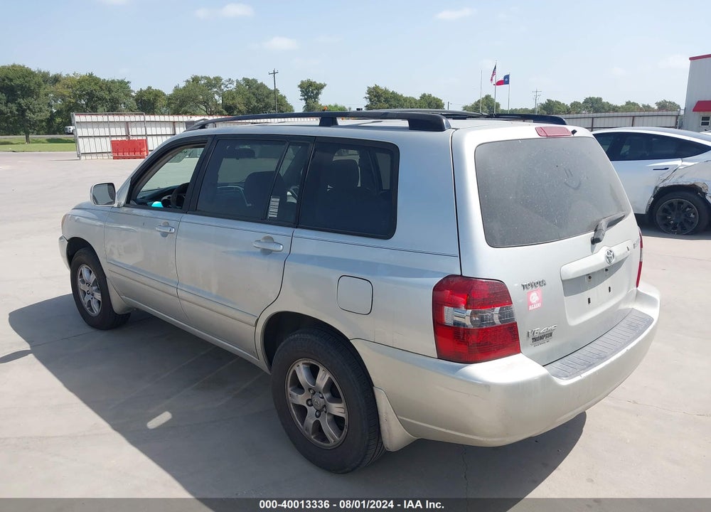 2006 TOYOTA HIGHLANDER V6 VIN: JTEEP21A460136558