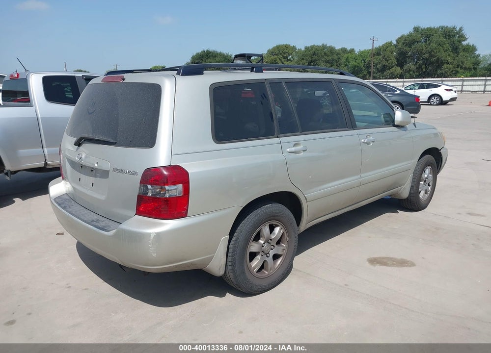 2006 TOYOTA HIGHLANDER V6 VIN: JTEEP21A460136558