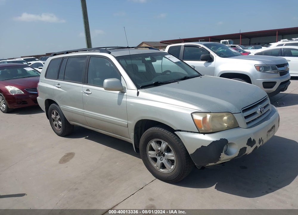 2006 TOYOTA HIGHLANDER V6 VIN: JTEEP21A460136558