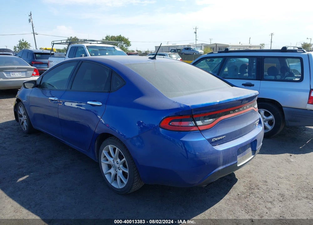 2013 DODGE DART LIMITED VIN: 1C3CDFCH1DD106790